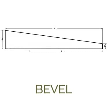Bevel profile drawing